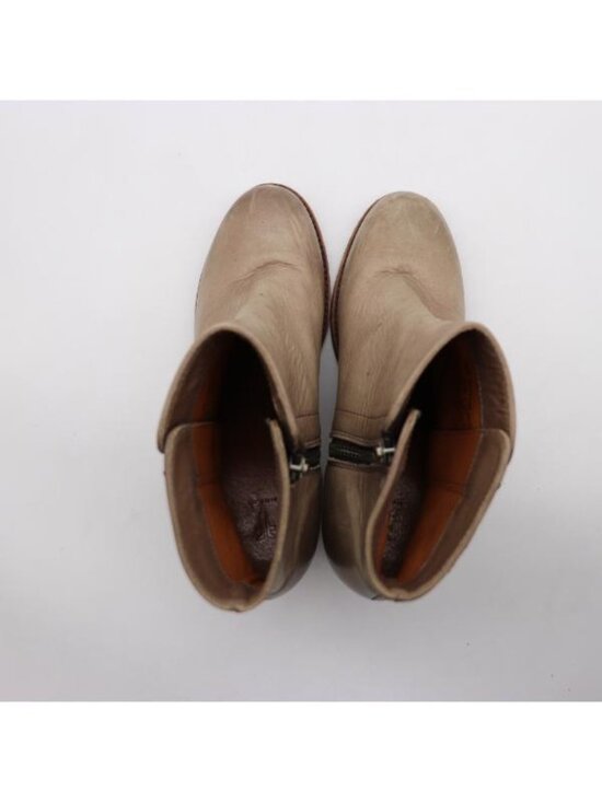 FRYE Addie double zip booties size 6. Cognac. Gently... | Depop Frye Addie Leather Women\'s Size 7.5 B Dual Zip Ankle Gray Tan Leather Boots